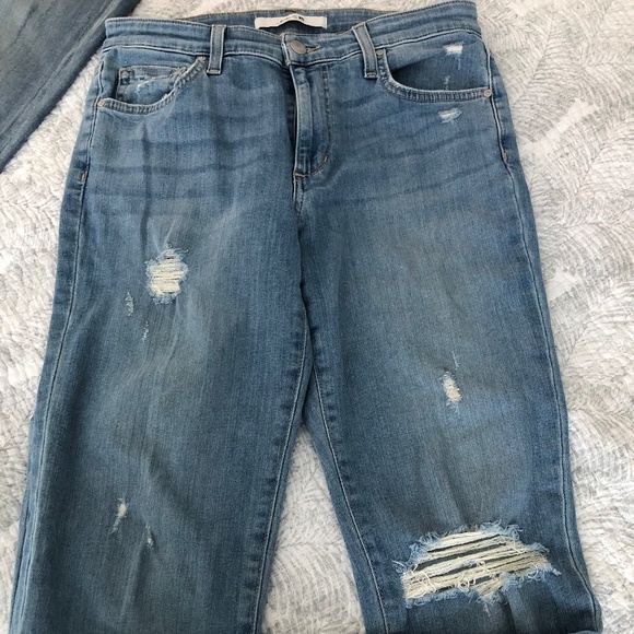 Ripped jeans (boyfriend slim ankle) - Picture 1 of 4